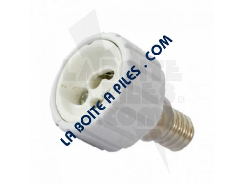 ADAPTATEUR DE CULOT E14 A GU10