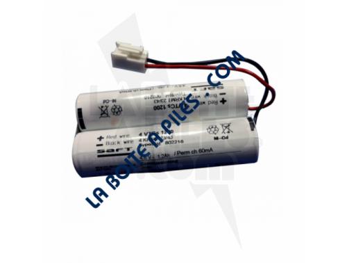 PACK ACCUS 4.8V-1.6AH + CONNECTEUR