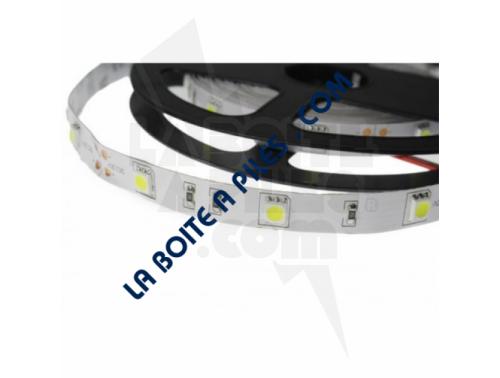 BANDEAU LED 5 METRES BLANC 4000°K  60 LEDS  4.8W - IP20