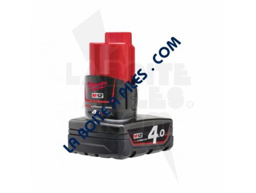 BATTERIE MILWAUKEE - 12V 4AH LI-ION