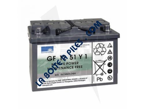 BATTERIE GEL SONNENSCHEIN 12V/51AH