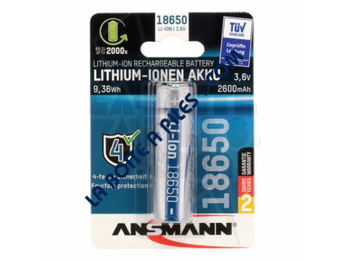 BATTERIE 3.7V 2.6AH LI-ION