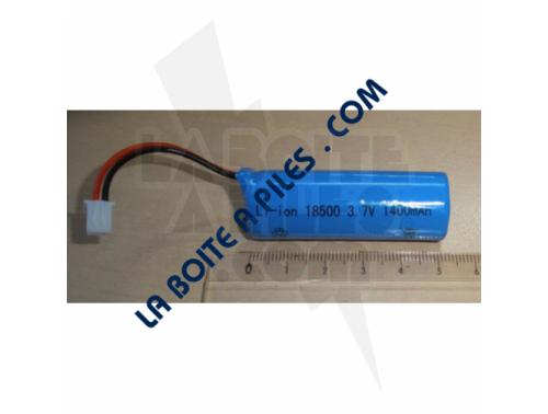 ACCU 3.7V LITHIUM-ION + CONNECTEUR
