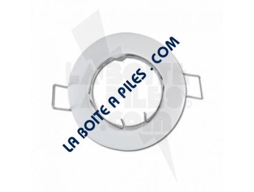SUPPORT PLAFOND ROND BLANC Ø77 MM