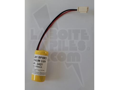 PILE LITHIUM 3.6V + CONNECTEUR