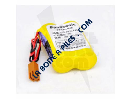 PILE LITHIUM 6V POUR AUTOMATE FANUC - PANASONIC BR-AGCF2W / A98-0031-011