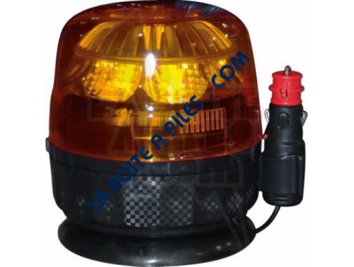 GYROPHARE MAGNETIQUE 12/24V 8 LED