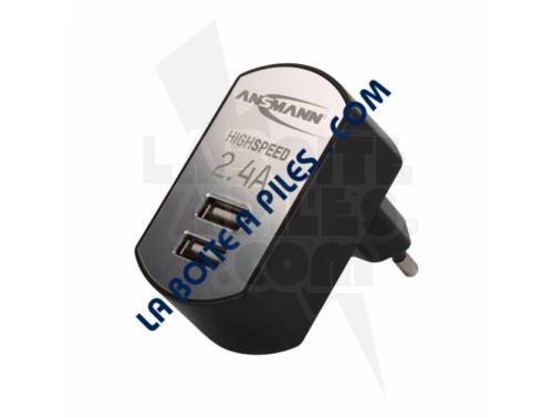 ADAPTATEUR SECTEUR - USB ANSMANN 