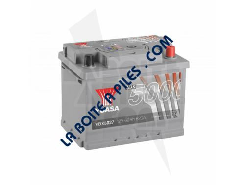 BATTERIE VOITURE YUASA YBX5027