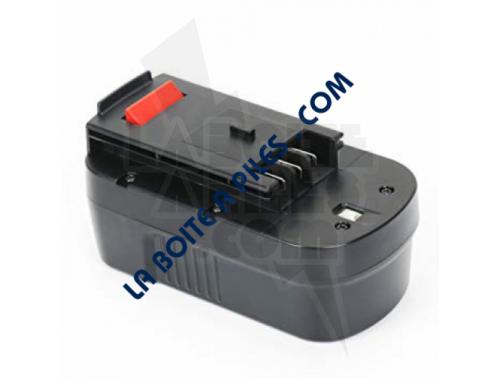 BATTERIE COMPATIBLE POUR PERCEUSE BLACK ET DECKER 18V - 2AH NI-MH