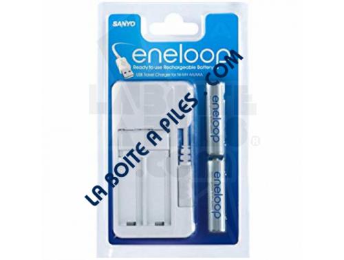 CHARGEUR ENELOOP USB + 2 ACCU AAA ENELOOP