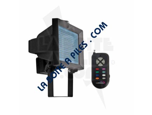 PHARE EXTERIEUR 270 LED RGB + TELECOMMANDE RF 