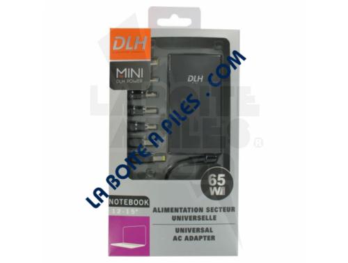 ALIMENTATION SECTEUR MINI NOTEBOOK UNIVERSELLE. 19V - 65W