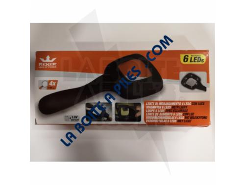 LOUPE AVEC ECLAIRAGE 6 LED