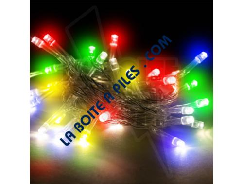 GUIRLANDE LED A PILE 5M RGB