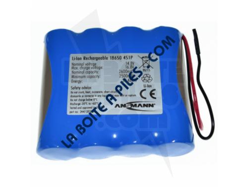 PACK LI-ION 14.8V-2600MAH SORTIE FILS