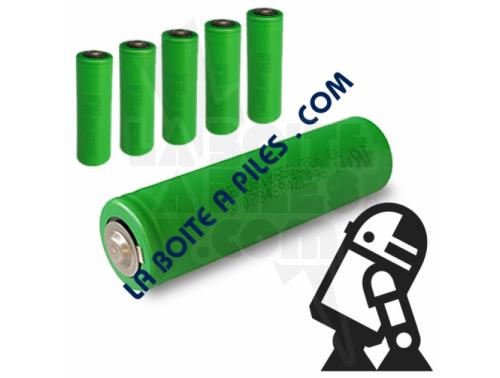 KIT DE 6 BATTERIES 18650 LI-ION 3.7V À TÉTON POUR ROBOT ALTAYA R2D2 STAR WARS