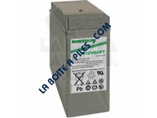 BATTERIE PLOMB FRONTALE 12V-59AH MARATHON