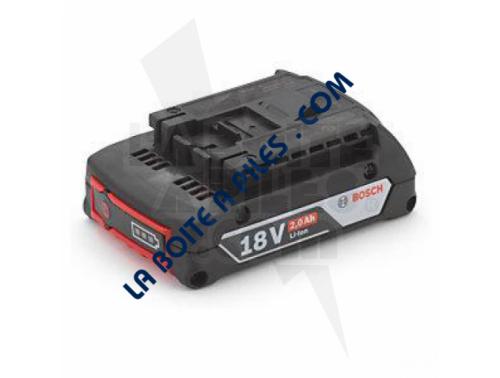 BATTERIE ORIGINE BOSCH 18V-2.0AH COULISSANTE