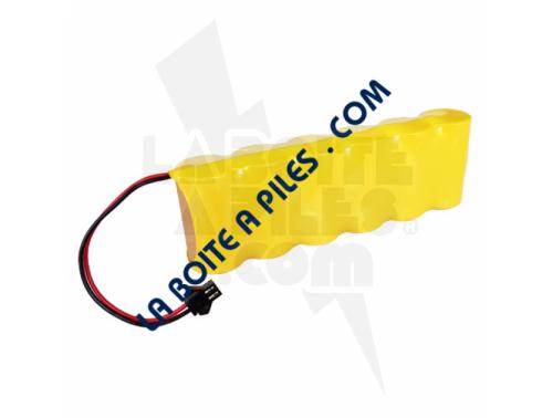 BATTERIE NICD 7.2V POUR ÉCLAIRAGE EXTÉRIEUR LAMPADAIRE SOLAIRE / NI-MH SC2800MAH(8)