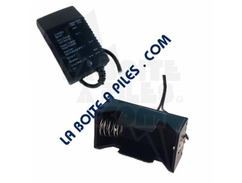 KIT CHARGEUR POUR BATTERIE DE VOITURE RADIOCOMMANDÉE SLOT IN - CHARGEUR RAPIDE 4.8V À 12V