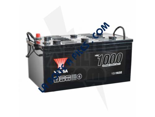 BATTERIE YUASA 12V 220AH 1150A 