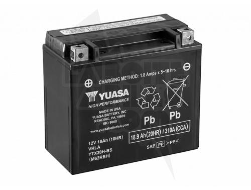 BATTERIE MOTO YUASA YTX20H-BS