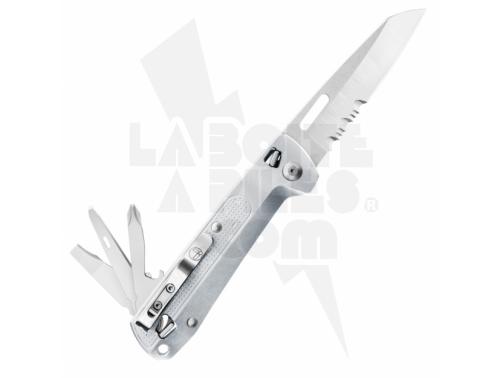 COUTEAU LEATHERMAN FREE K2X ARGENT