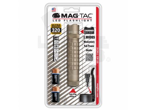 LAMPE MAGLITE MAG-TAC LED COYOTE TETE CRENELEE
