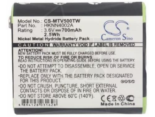 BATTERIE COMPATIBLE 3.6V - 0.7AH POUR PMR MOTOROLA