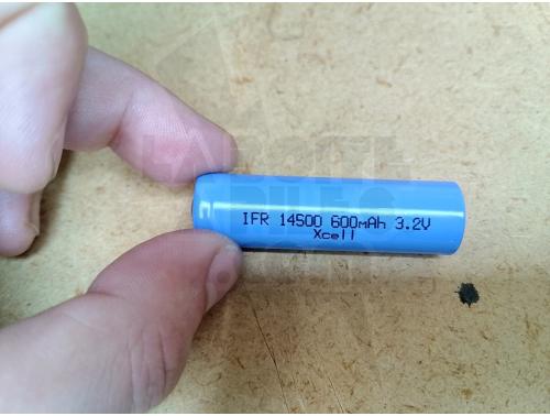 ACCU AA 14500 LI-ION - 3.7V - 650 MAH