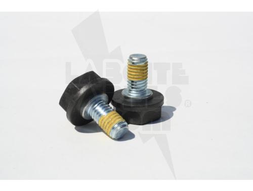 VIS DE POTEAU M10 X 18MM, AVEC FREIN FILET ET POINT DE MESURE