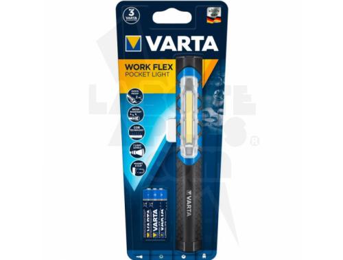 LAMPE DE POCHE VARTA WORK FLEX LIGHT 110 LUMENS