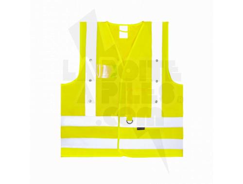 K-SAFE - GILET DE SÉCURITÉ LED - JAUNE - TAILLE L