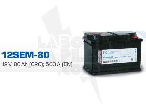 BATTERIE 12V - 80AH(C20) - 560A (EN)