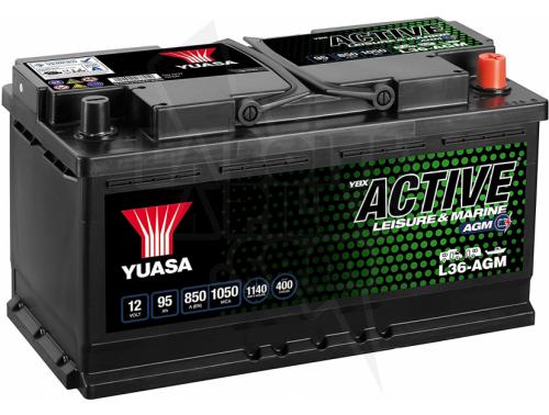 BATTERIE PLOMB AGM 12V - 95AH - 850A + A DROITE