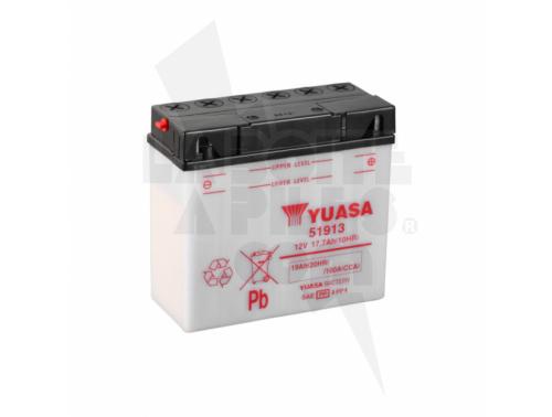 BATTERIE MOTO YUASA 51913 - 12V  - 19AH - 100A