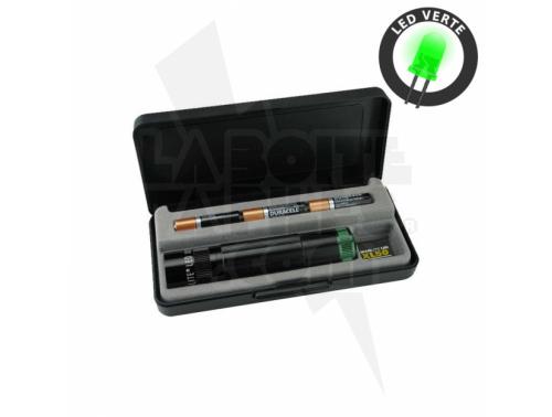 MAGLITE SPECTRUM SERIES: LED VERT 3 PILES TYPE-AAA