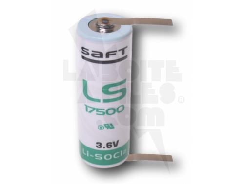 PILE LITHIUM SAFT 3.6V AVEC LANGUETTE