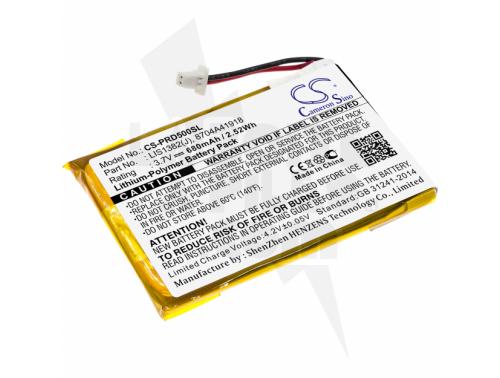 BATTERIE COMPATIBLE LI-ION 3.7V - 680 MAH POUR PORTABLE READER SONY