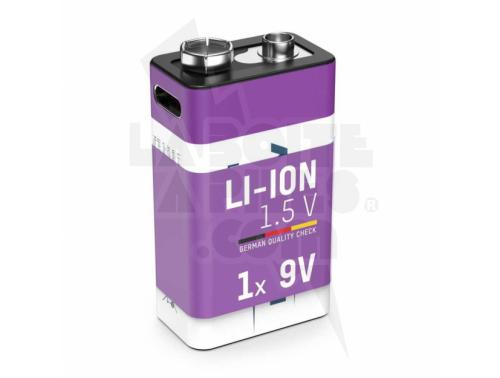 BATTERIE LI ION ANSMANN E-BLOCK 9V 400MAH