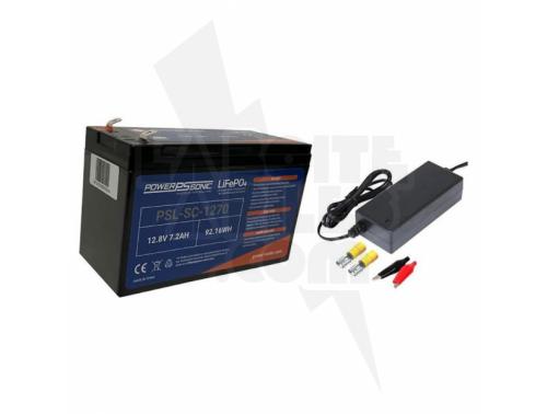 BATTERIE LITHIUM POWERSONIC LIFEPO4 12V-7.5AH