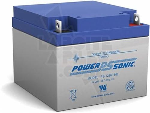 BATTERIE 12V - 26AH AVEC COSSES SORTANTE