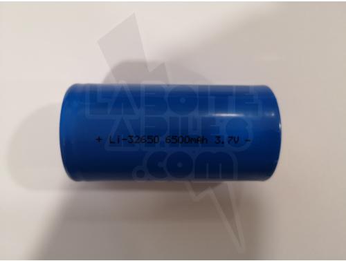 ACCU LI-ION 3.7V - 6500 MAH - 10A - 32650