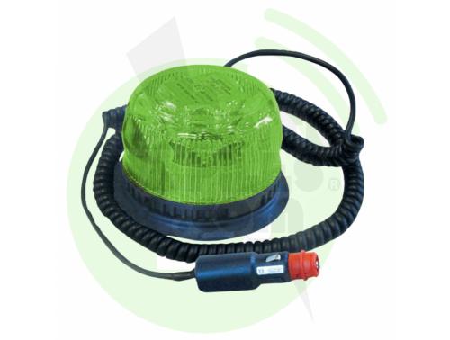 GYROLED VERT ROTATIF CLASSE 1 MAGNÉTIQUE PRISE AC