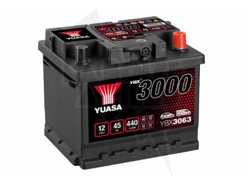 BATTERIE YUASA YBX3063 12V - 45AH - 440A