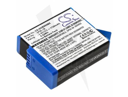 BATTERIE COMPATIBLE 3.85V - 1720MAH POUR GOPRO