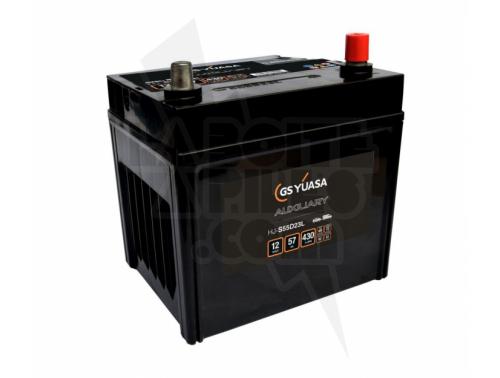 BATTERIE AUXILIAIRE 12V 57AH 430A D23 JIS AGM