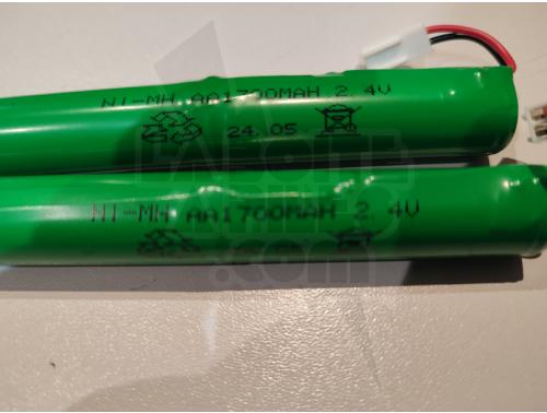 BATTERIE 2.4V - 1800MAH POUR FL190A (LOT DE 2 BATTERIES)
