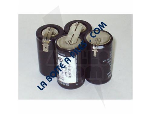 BATTERIE SAFT NICD 4.8V / 4AH  4VTD LOSANGE